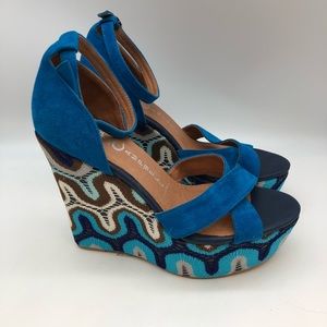Jeffrey Campbell Groovy Platform Bradshaw sandals